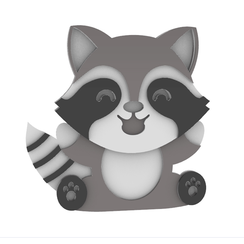 CUTE RACCOON NIGHT LIGHT - Alexander Owen